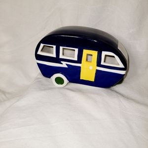 Ceramic Retro Camper trailer night light